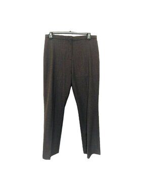 Pendleton Dress Pants 14W Brown Pinstripe 100% Virgin Wool Unlined Trousers New